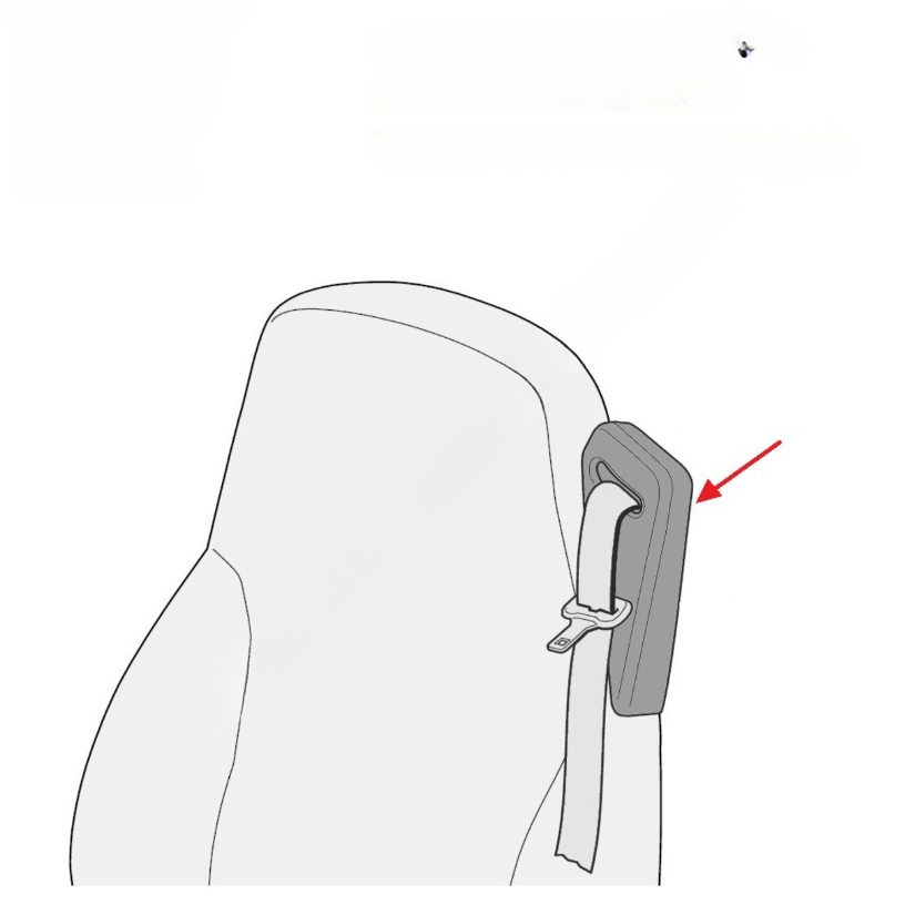 ISR 929527 701 BELT-DEF COVERS LH