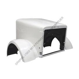 JNS JPP06 HOOD PETE 379 SHORT FBRGLS W/REMOV FNDR