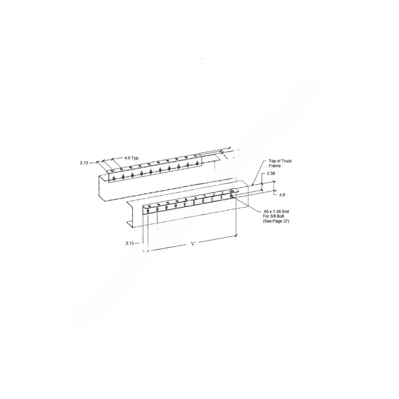 JOS SK75008 48 SLIDING OUTBOARD MTG ANGLE