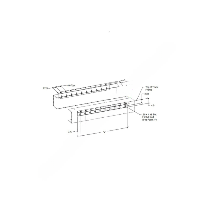 JOS SK75008 48 SLIDING OUTBOARD MTG ANGLE