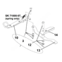 JOS SK75013 20B KIT-RELEASE ARM AND HANDLE REPLACEMENT
