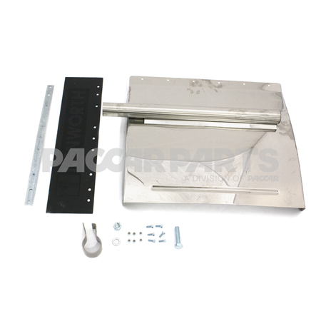 K127-716-4 Quarter Fender, Rear, Stainless Steel, LH W/Flap