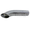 K180-1096-12CP PIPE-EXHAUST STR 5X23 STL CHRP OD/CRVD