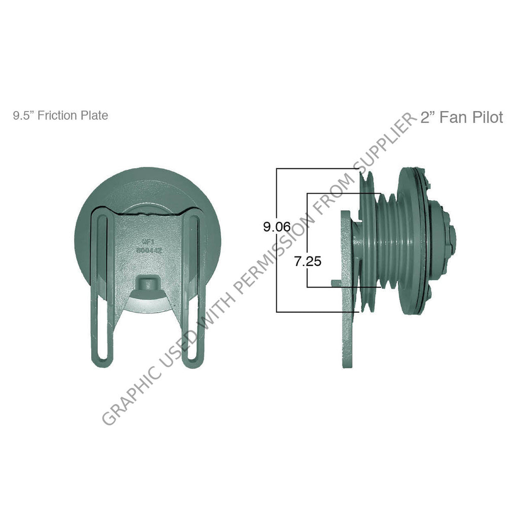 KM  N20 91037 FAN CLUTCH-REMAN HT/S-TYPE