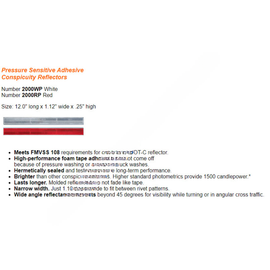 KNG 2000WT 2 X 12 DOT-C2 CONSPICUITY TAPE