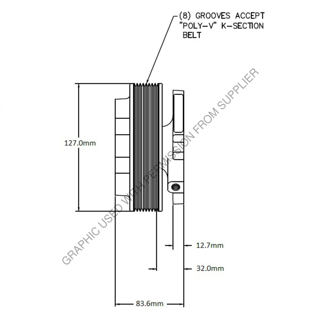 KYS 1077 07738 01 FAN HUB ASSY