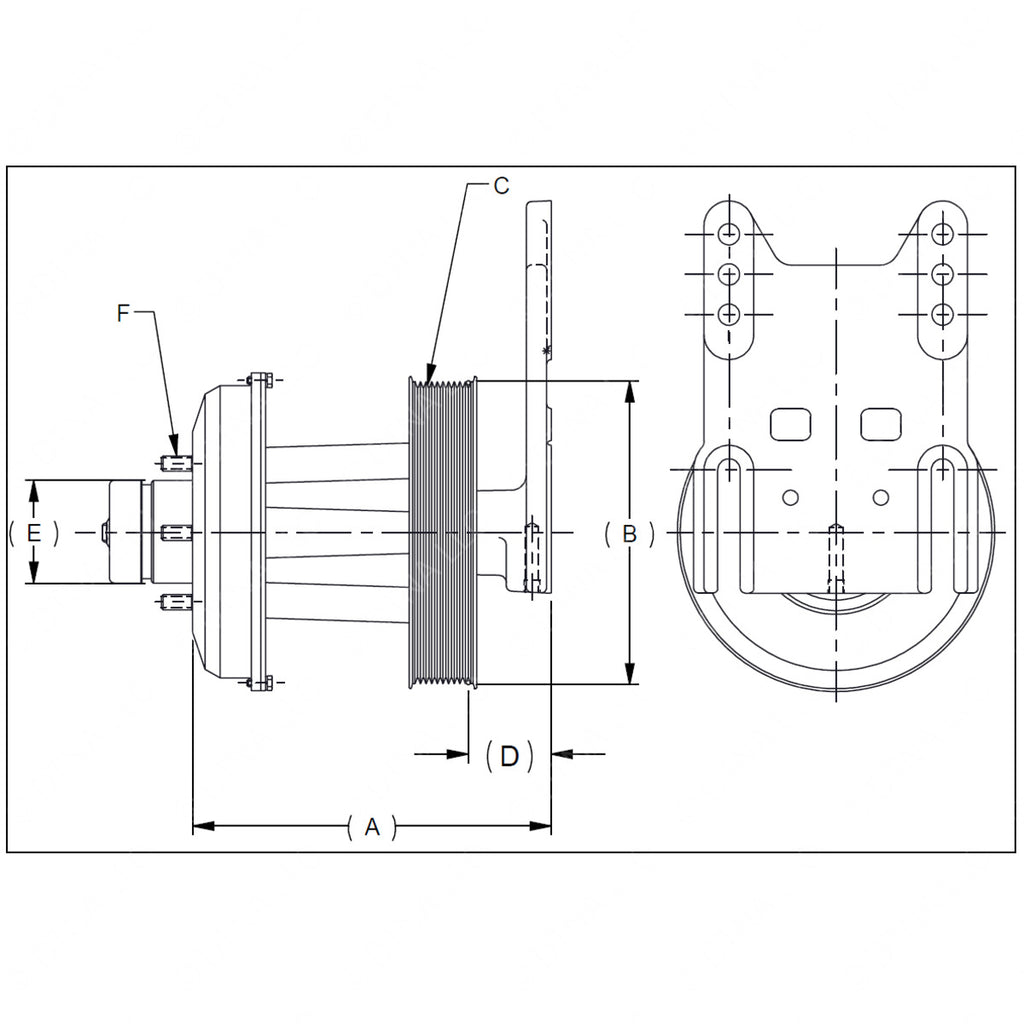 KYS 1077 09059 02 FAN HUB ASSY