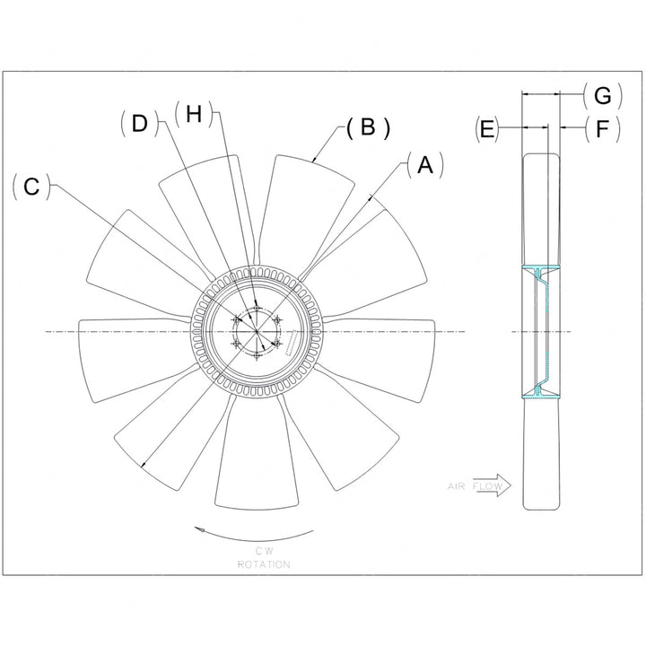 KYS 4735 41497 08 FAN ASSY