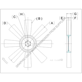 KYS 4735 42890 32 KYSAIR FAN
