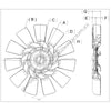 KYS 4735 44510 03 FAN-XD11,32 INCH ,2.56PILOT,11BLD