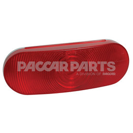 LB012202 Lamp  Stt Oblong 6 Inch Red