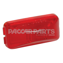LB042502 Lamp  Marker Rect 25 Inch Red