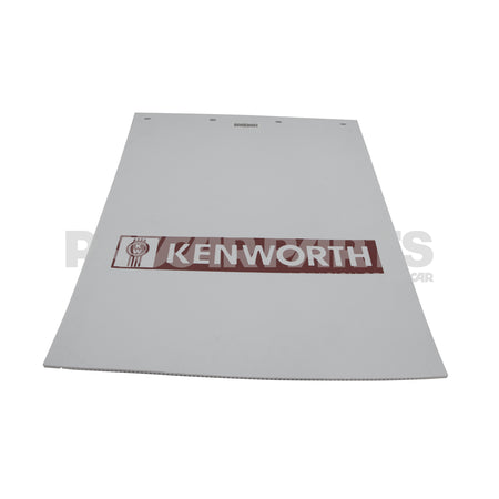 LS24X30WKWF MUDFLAP-WHITE LS 30 KW BAR RED