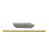 M66-6829-1180 PIPE-STAND 5" POL NICR 18" CLEAR COAT