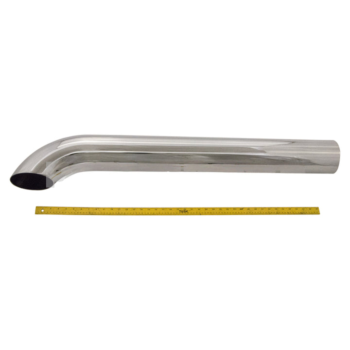 M66-6829-2450 PIPE-STAND 5" POL NICR 45" CLEAR COAT