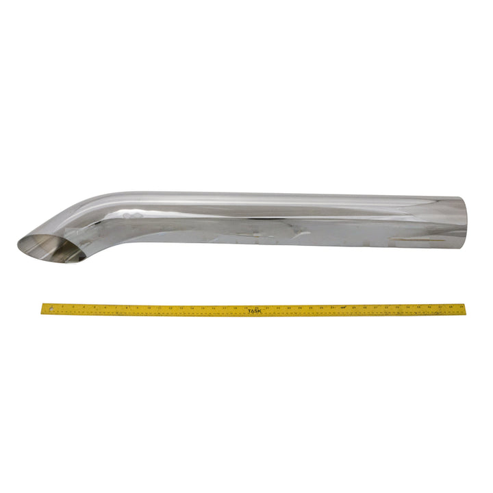 M66-6829-3420 PIPE-STAND 5" POL NICR 42" CLEAR COAT