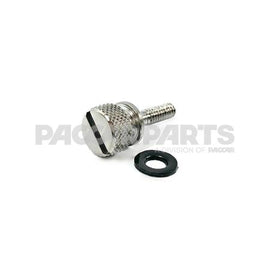 MC396 SCREW - S/S KNURLED PKG 6