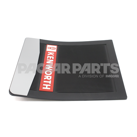 MD-K90CF Mudflap - Black W/Chrome Weight