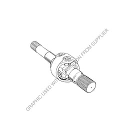 MMH MT22 1206 AXLE SHAFT ASSY LH SHORT SPLINE