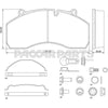 MPBD1441CV AIR DISC BRAKE PAD STANDARD AND HEAVY HA