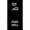 MQT 12G0034 RCKR-W4,2POS,FOOT WELL