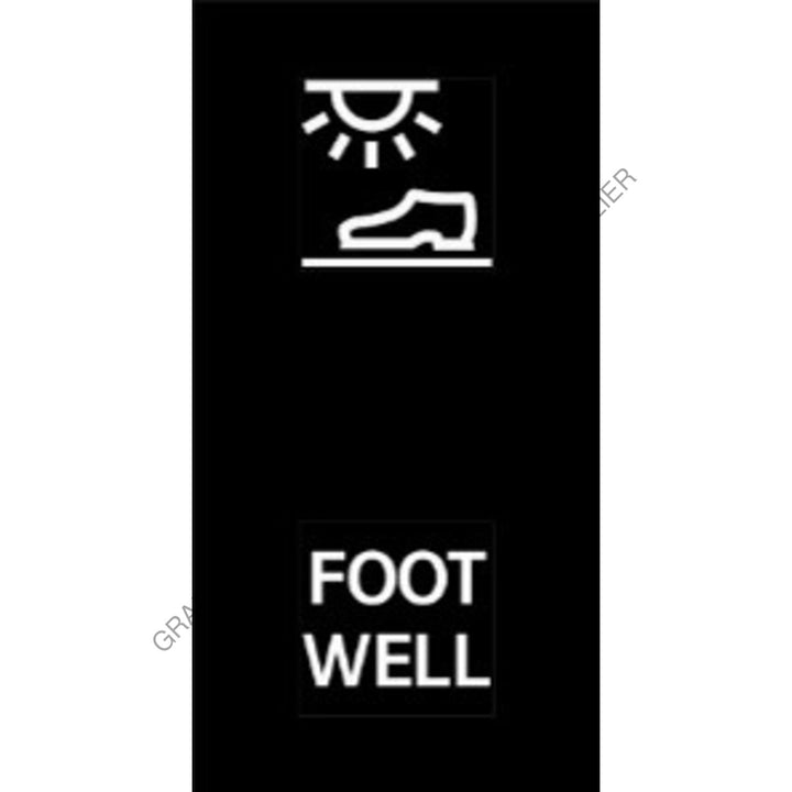 MQT 12G0034 RCKR-W4,2POS,FOOT WELL