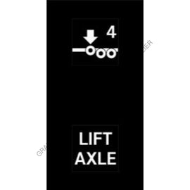 MQT 12G0064 RCKR-W4,2POS,LIFT AXLE 4- TRUC