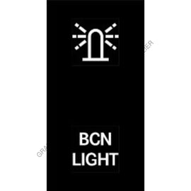 MQT 12G0071 RCKR-W4,2POS,BCN LIGHT