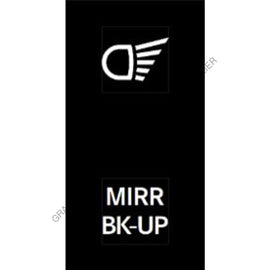 MQT 12G0125 RCKR-W4,2POS,MIRR BK-UP