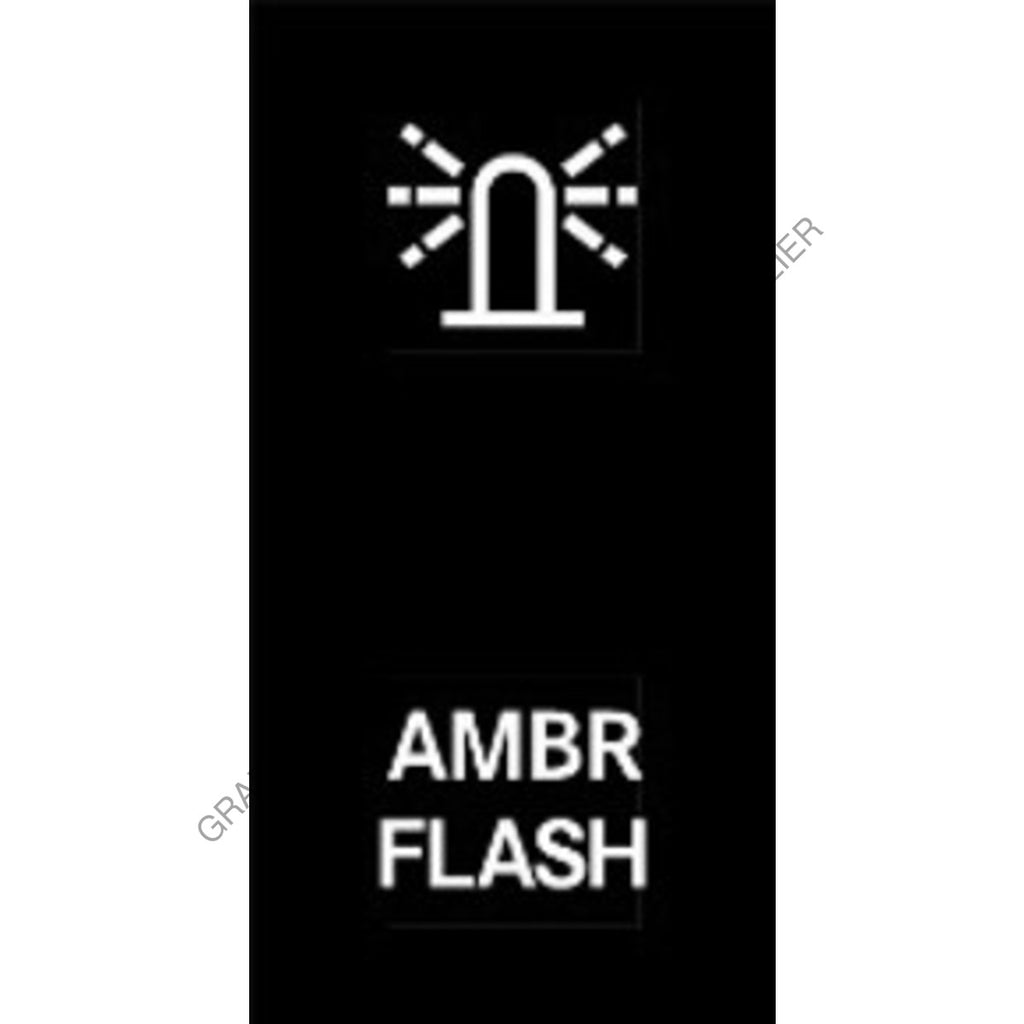 MQT 12G0156 RCKR-W4,2POS,AMBR FLASH