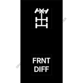 MQT 22G0025 FLT, 2 POS, FRNT DIFF