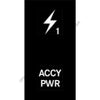 MQT 22G0115 RCKR-M2,2POS,ACCY PWR 1