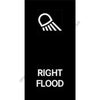 MQT 22G0161 RCKR-M2,2POS,RIGHT FLOOD
