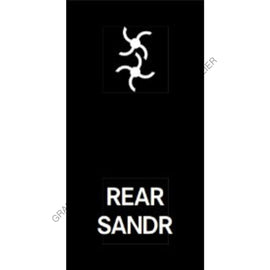 MQT 22G0195 FLT, 2 POS, REAR SANDR