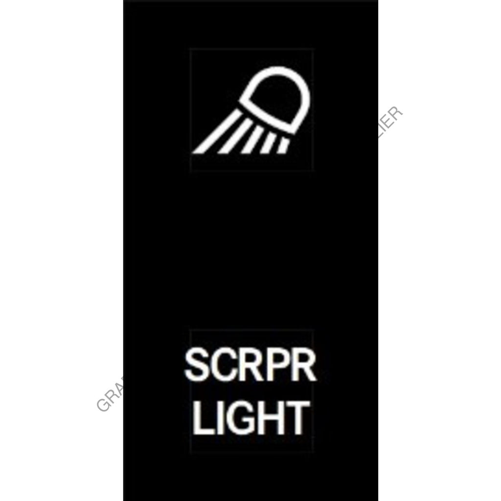 MQT 22G0200 FLT, 2 POS, SCRPR LIGHT