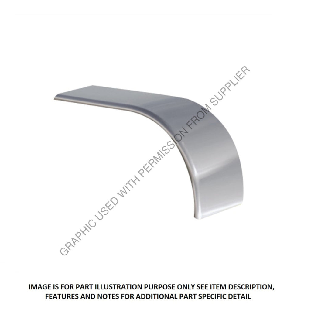 MTQ 5540 HALF FENDER 52  SINGLE RADIUS, 14 GAUGE