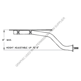 MTQ 568 BRACKET,FENDER 8 MODEL Z AND Z