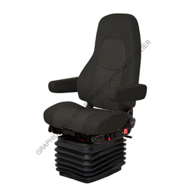 NTS 40049 355 SEAT, ADMIRAL LTHR BLK W/ ARMS
