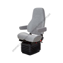 NTS 40049 361 SEAT, ADMIRAL CLTH GRY W/ ARMS