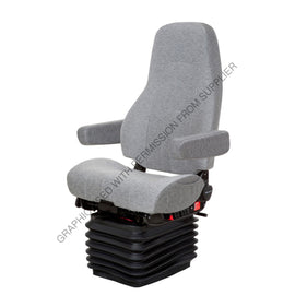 NTS 40050 361 SEAT, COMMODORE CLTH GRY W/ ARMS