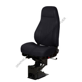 NTS 50764 005 SEAT, CAPTAIN HI VYL BLK W/O ARMS