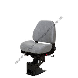 NTS 50766 061 SEAT, CAPTAIN LO CLTH GRY W/O ARMS