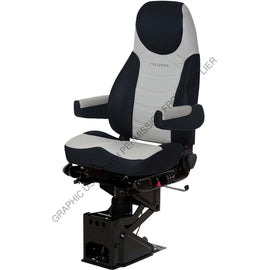 NTS 51100 646A SEAT-CORSAIR BLK/GRY UL ARMS