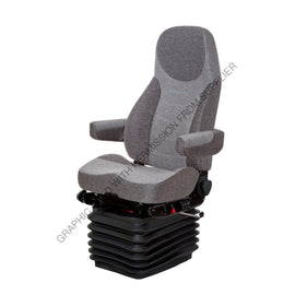 NTS 51100 661C SEAT- CORSAIR CHR/GRY MRD ARMS BSC