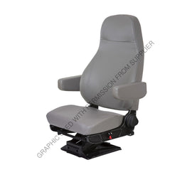 NTS 71123 301 SEAT-ENSIGN LO PRO GRAY VINYL DUAL ARMRE