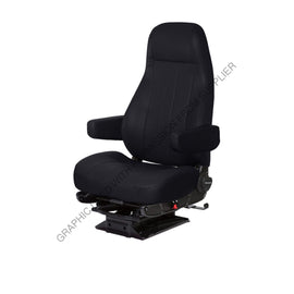 NTS 71124 305 SEAT-CAPTAIN LO BLACK VINYL