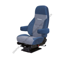 NTS 71131 36E SEAT-CAPT LP 97 AIR SUS HI AL 2TN BLU/GR