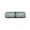P54-1051-2 LIGHT-DUAL DOME SLTGRY