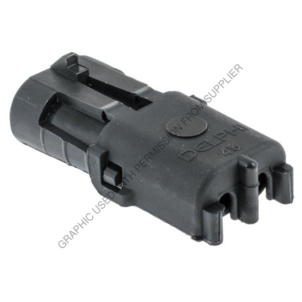 PAC 12010973 B CONNECTOR-MALE,2 CAV,WEATHER PACK