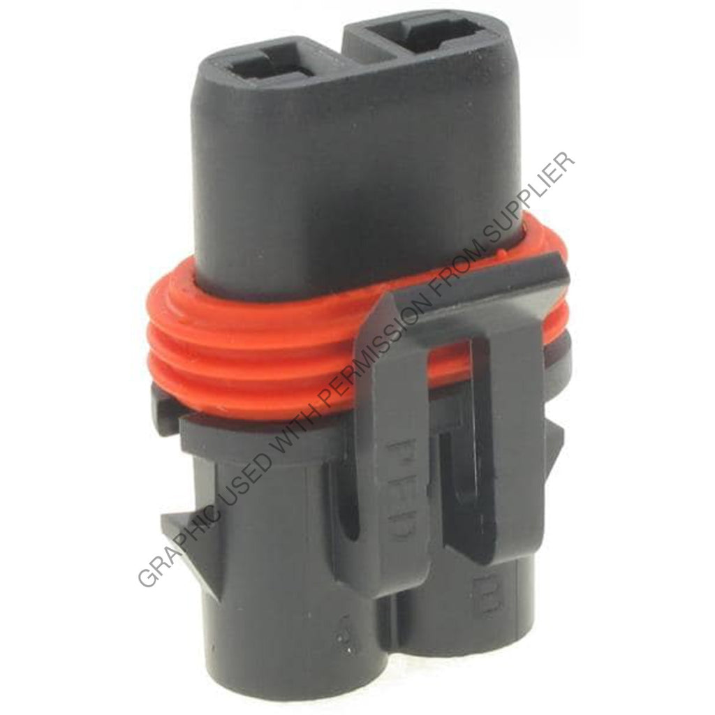 PAC 12020599 B CONNECTOR-FEMALE,2 CAV,METRI PACK 280